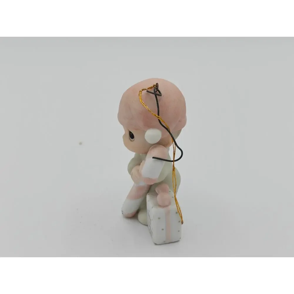 Precious Moments 102512 Baby First Christmas Enesco Candy Cane Boy Figurine 1986